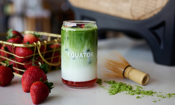 Iced Strawberry Matcha Latte Recipe