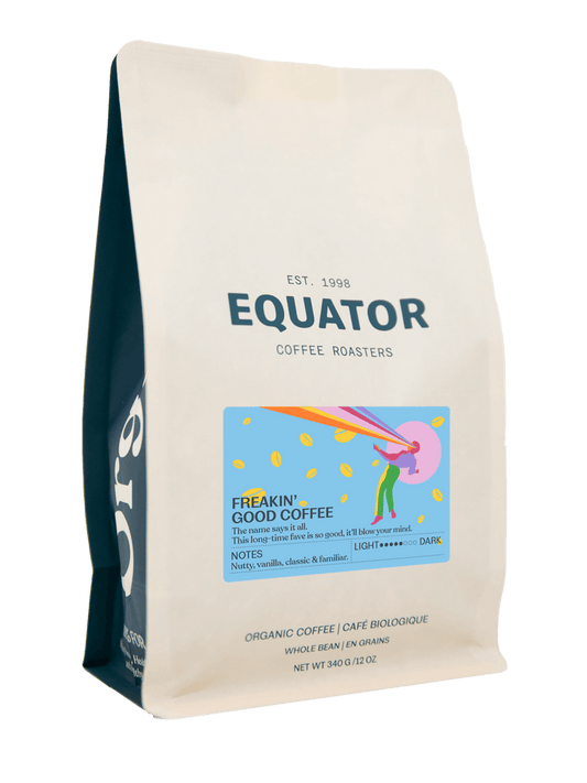Freakin' Good Coffee in a 340g bag.