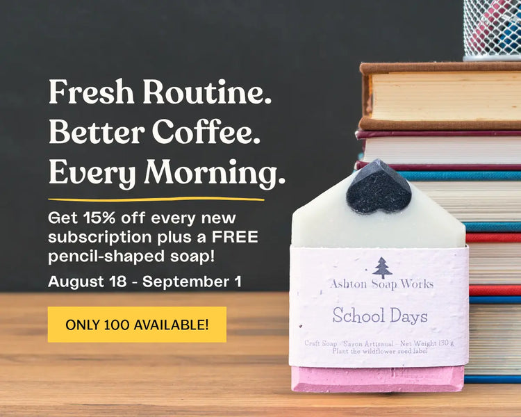 Back to school coffee subscription offer from Equator Coffee Roasters