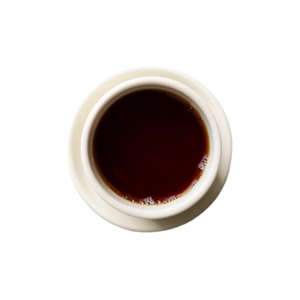 Cup of steeped Rishi Earl Grey Tea