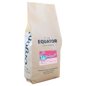 2lb or 908g bag of Polaris Espresso coffee beans.