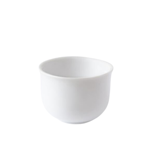 White porcelain Gongfu teacup.